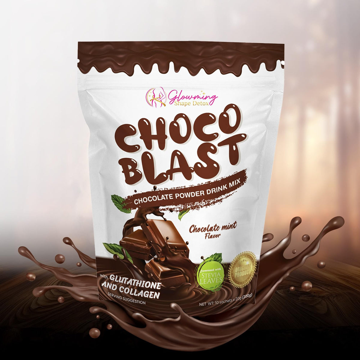 Glowming Shape Detox Choco Blast – Dea's Kitchen and Pinoy Delicacies