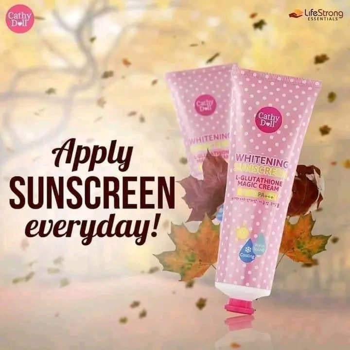 Cathy Doll L-Glutathione Magic Cream Whitening Sunscreen SPF50+ PA+++ Dea's Kitchen and Pinoy Delicacies Cathy Doll L-Glutathione Magic Cream Whitening Sunscreen SPF50+ PA+++ Dea's Kitchen and Pinoy Delicacies