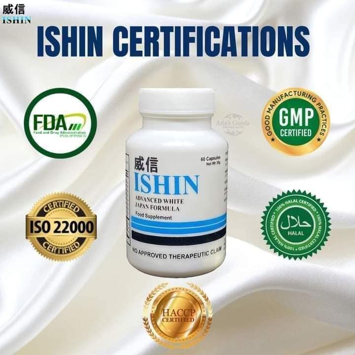 ishin glutathione fda approved APPROVED] BEST FOR YOUR SKIN 60Capsules ADVANCED WHITE JAPAN FORMULA FOOD SUPPLEMENT Ishin Glutathione  Online Depot