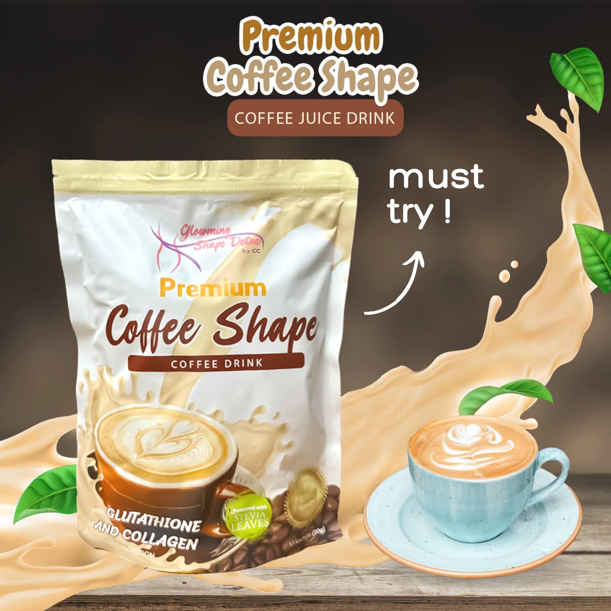 Glowming Shape Detox Premium Coffee Shape Coffee Drink – Dea's