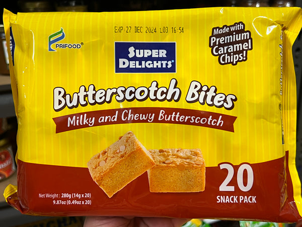 Super Delights Butterscotch Bites ( 20 snack pack)