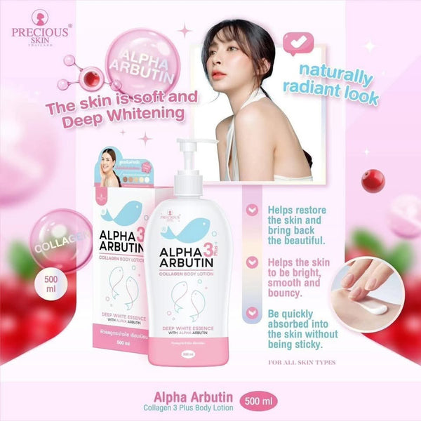 Alpha Arbutin Collagen Lotion 500ml | Authentic 💯 from Thailand