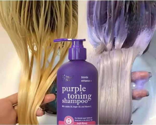 Merry Sun Purple Toning Shampoo and Conditioner Set