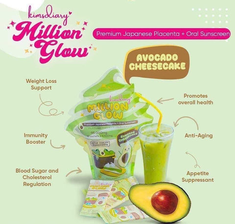 Million Glow Avocado Cheesecake