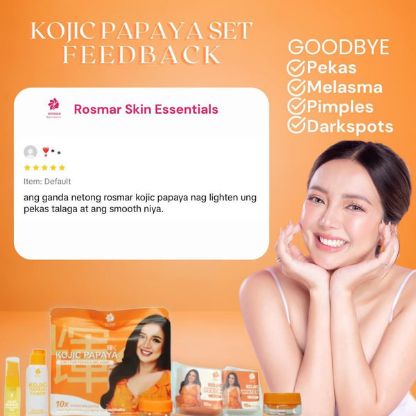 Rosmar 6 in 1 Kojic Papaya Set