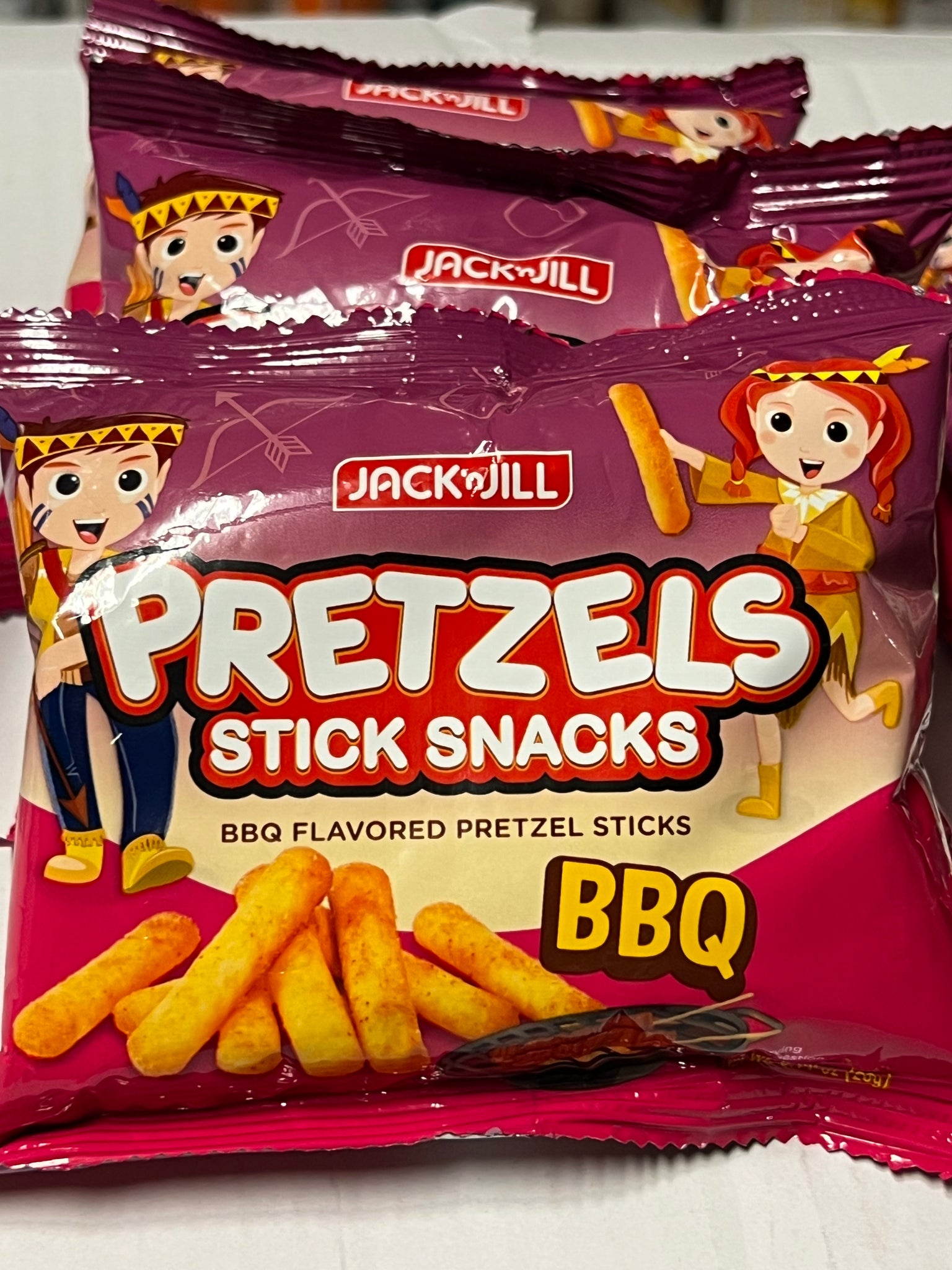 Pretzels Stick Snacks Bbq