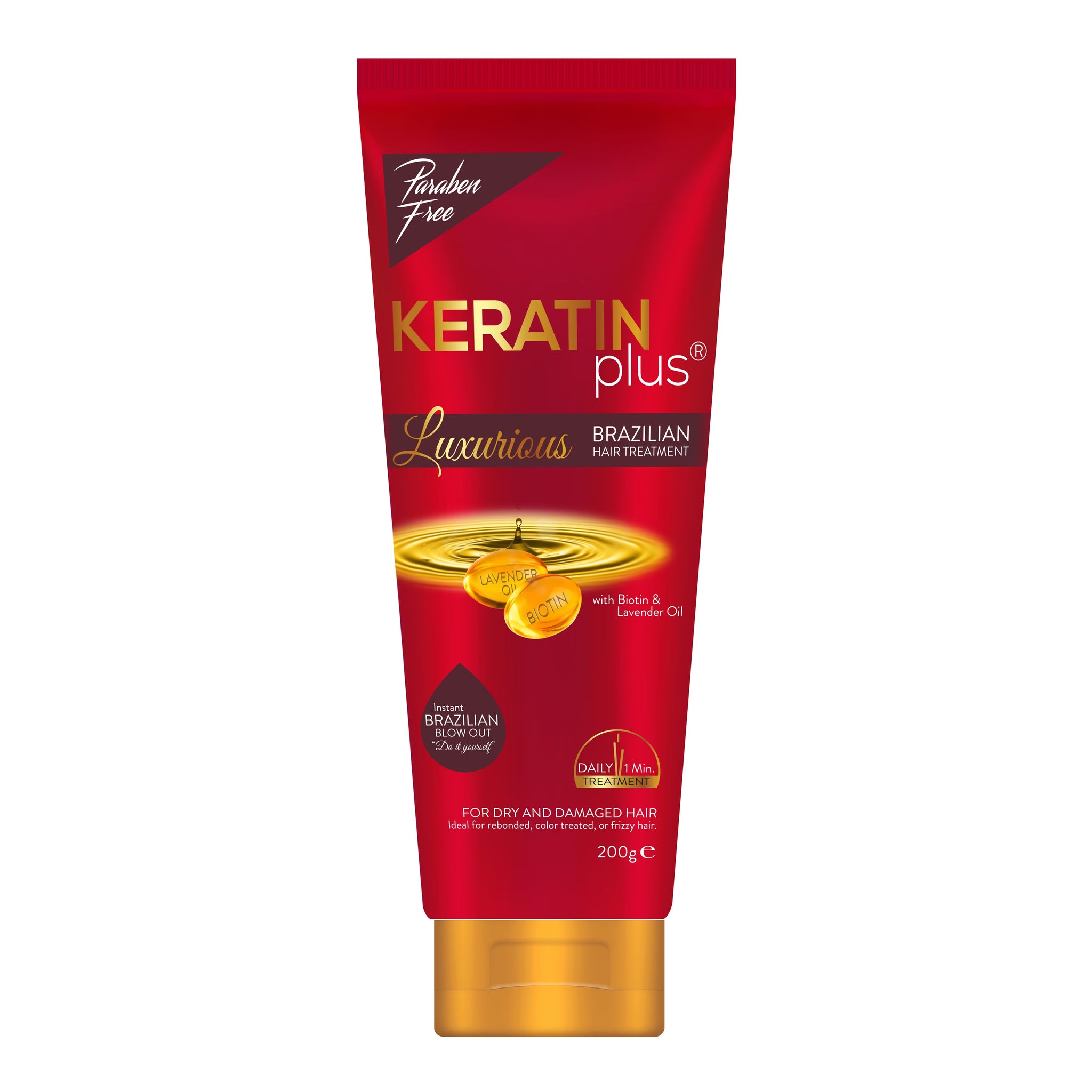 KERATIN PLUS Luxurious Brazillian Hair Treatment 200G