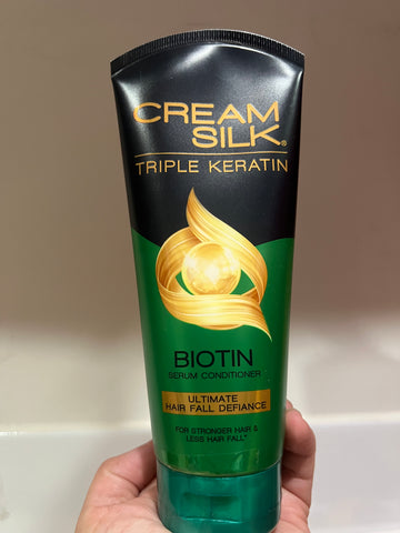 CREAMSILK
Cream Silk Triple Keratin Rescue Hair Fall Defiance Ultra Conditioner 160ML