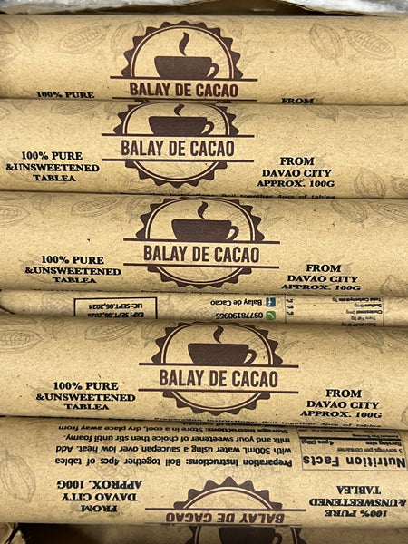 Tsokolate Tablea Made from Premium Davao Cacao