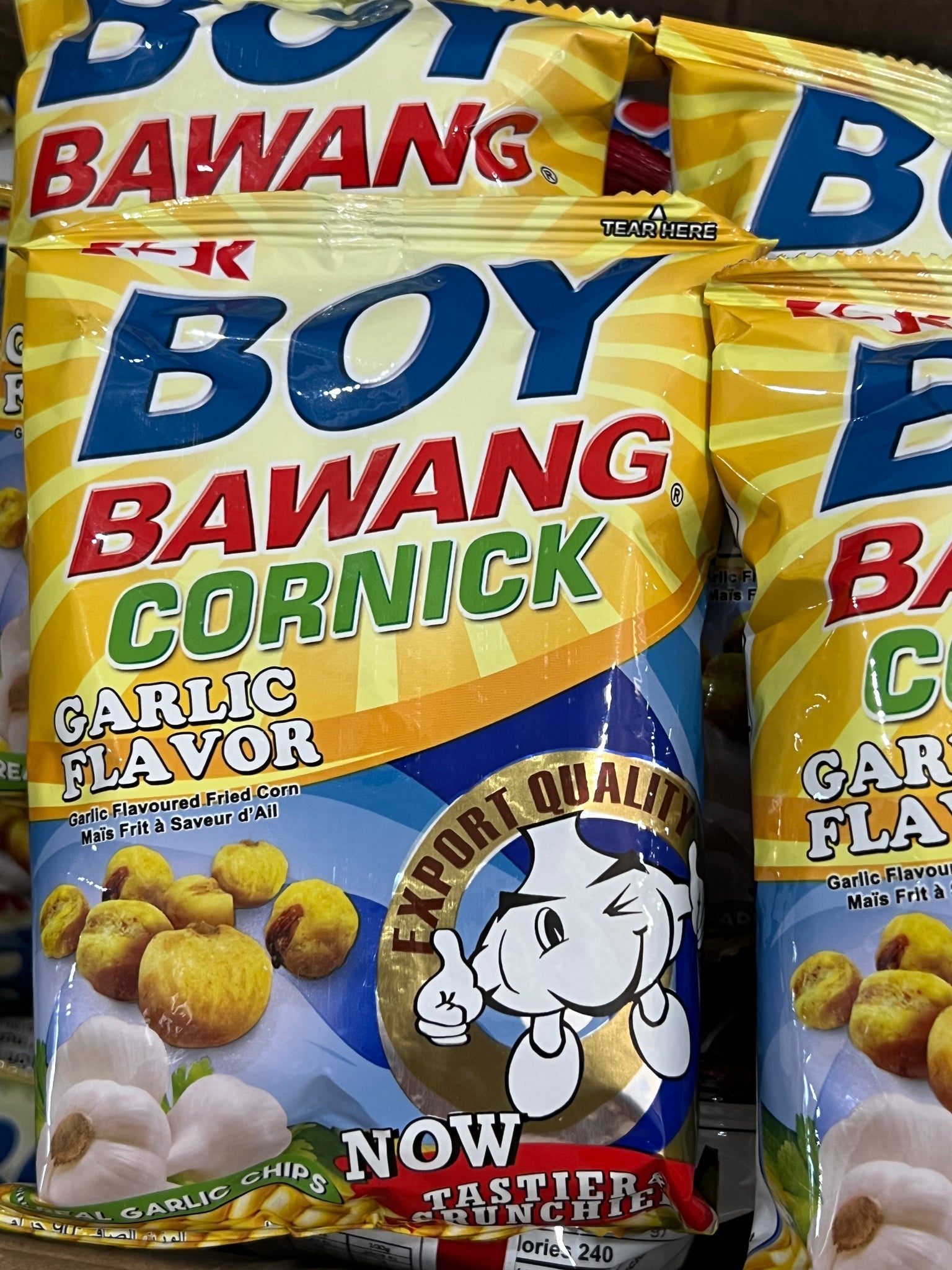 Boy Bawang Cornick Garlic Flavor