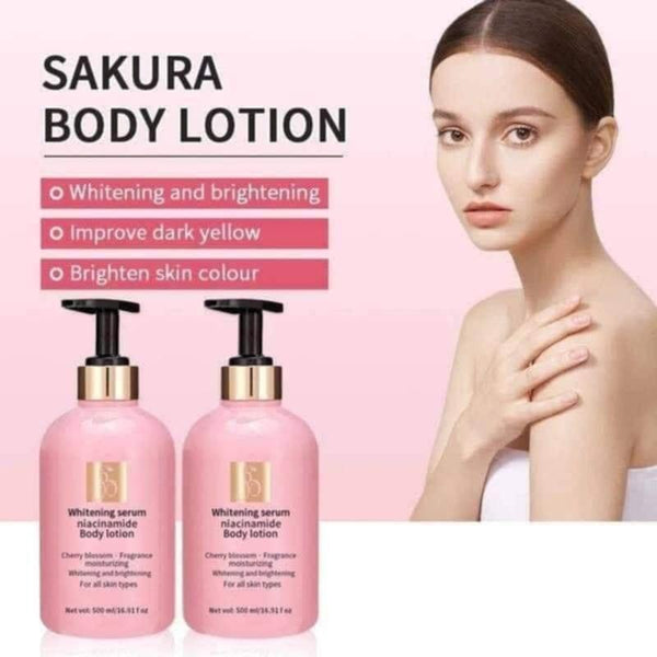 Shawill Sakura Niacinamide Whitening Body Lotion 500mL