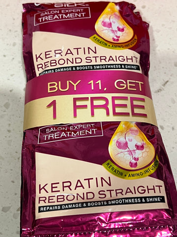 CREAMSILK Daily Treatment Keratin Rebond Straight Sachet Buy 11 Get 1 Free