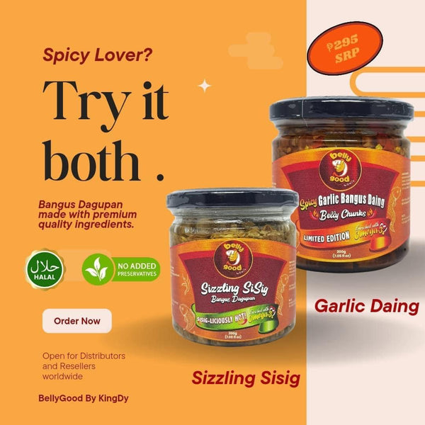 BellyGood Spicy Garlic Bangus Daing