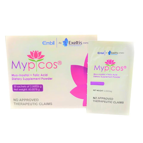 MyPcos Myo-Inositol + Folic Acid Dietary Supplement Powder 2g