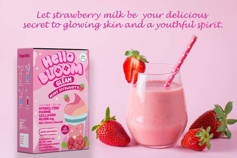 Hello Bloom Gleam Milky Strawberry