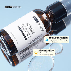 DERMOREBUBLIQ SERUM 10% niacinamide+hyaluronic acid