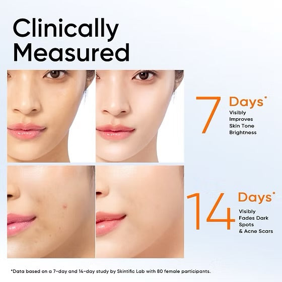 Skintific 10% Pure Vitamin C Brightening Serum 1+1