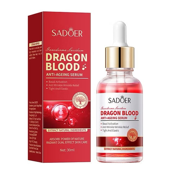 SADOER Dragons Blood Dryness Moisturizing Facial Serum Skin Firming Lifting Fine