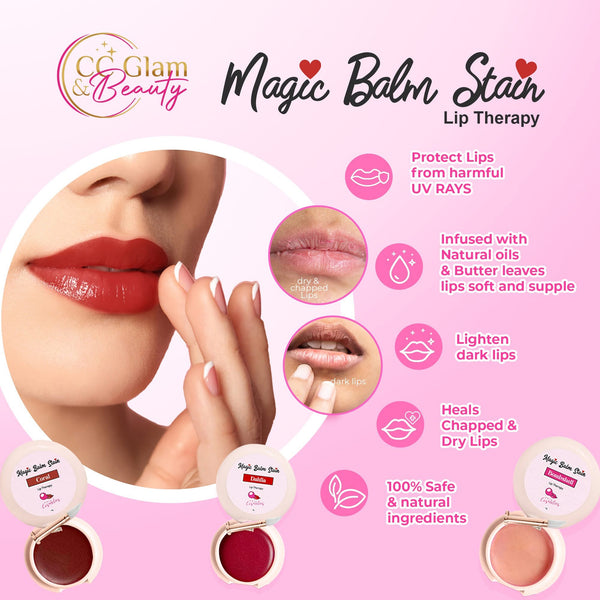 Cris Cosmetics Magic Balm Stain Lip Therapy Blast Babe