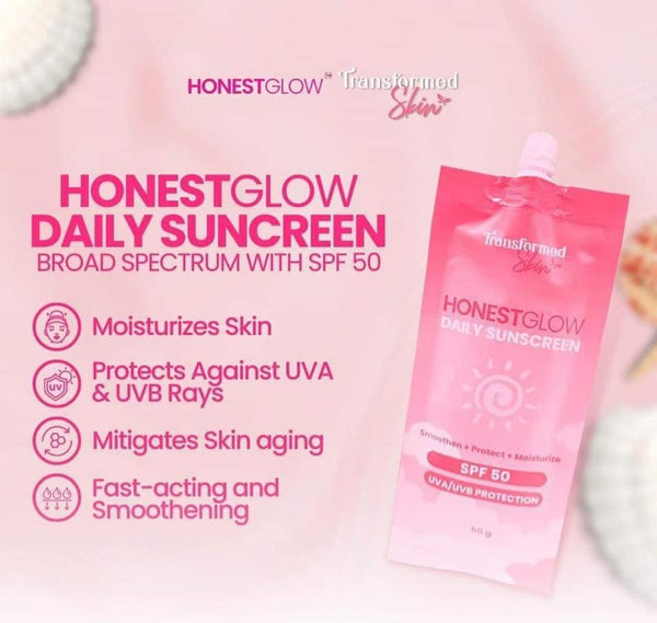 Honest Glow  Daily Sunscreen SPF50 50g