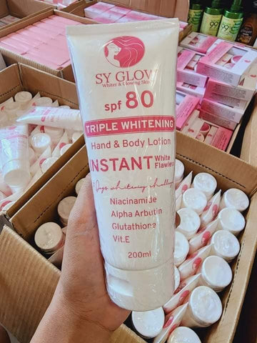SY Glow Instant SPF80 Triple Whitening Lotion