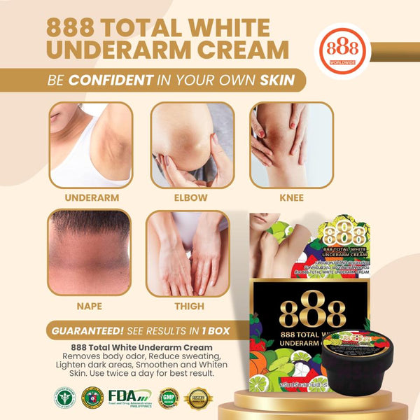 888 Total White Underarm Cream