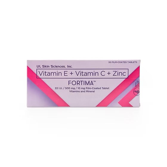 Fortima™ 22 I.U/500mg/10mg Film-Coated Vit E+ Vitamin C +Zinc 30 tablets