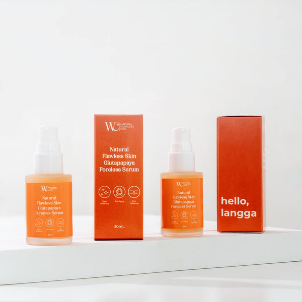 W&C Natural Flawless Skin Glutapapaya Poreless Serum