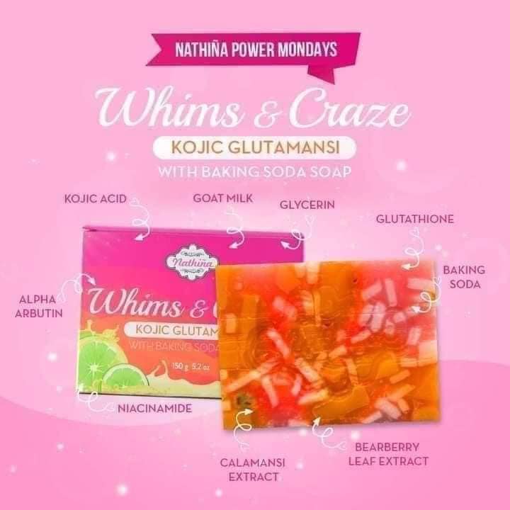 Nathiña Whims and Craze Kojic Glutamansi Soap