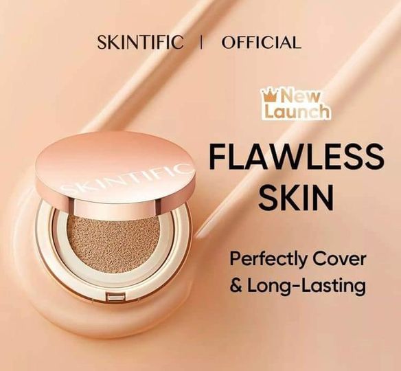 SKINTIFIC Cover All Perfect Cushion SPF35 PA++++ IVORY – Dea's