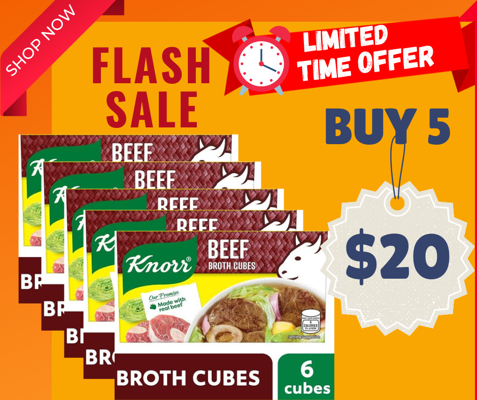 Knorr Beef Cubes Bulk Buy ( Buy 5 packs for $20 )