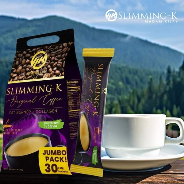 MK Slimming K Coffee Fat Burner + Collagen (Jumbo Pack)