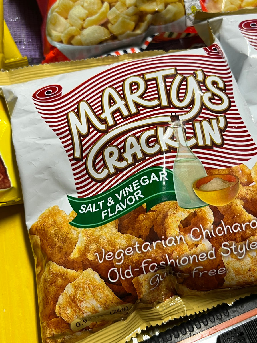 Martys Cracklin Salt & Vinegar Jumbo Party Pack – Dea's Kitchen and ...