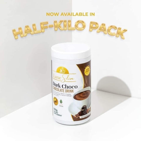 Luxe Slim Dark Choco Chocolate Drink (Half Kilo)