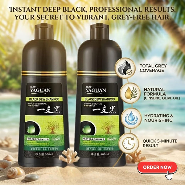 Yaguan Black Dew Shampoo Instant Black