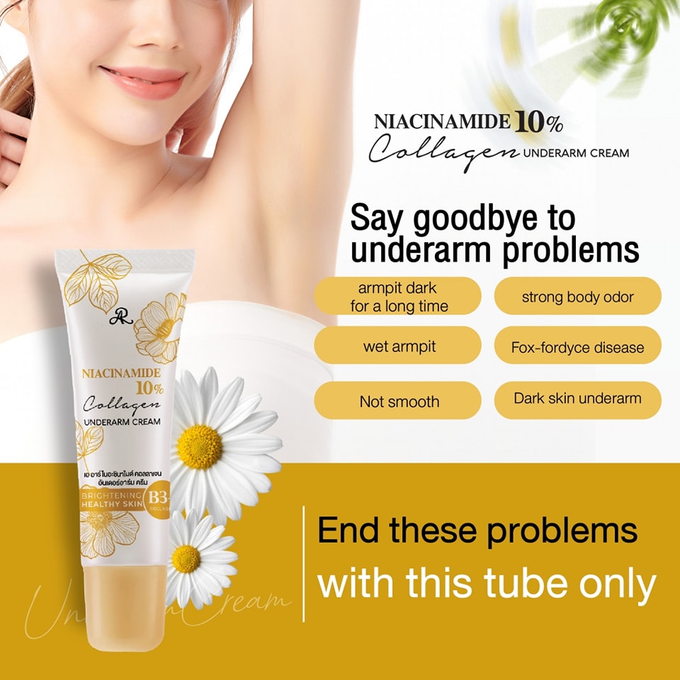 AR Niacinamide Collagen Underarm Whitening Cream  Dea's Kitchen and Pinoy  Delicacies