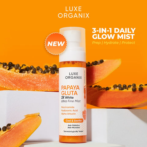 Luxe Organix Papaya Gluta 3x White Ultra Fine Mist