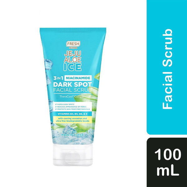 𝗙𝗿𝗲𝘀𝗵 𝗦𝗸𝗶𝗻𝗹𝗮𝗯 Jeju Aloe Ice 3 in 1 Niacinamide Dark Spot  Facial Scrub