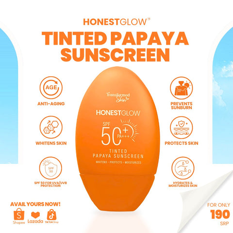 Honest Glow Tinted Papaya Sunscreen