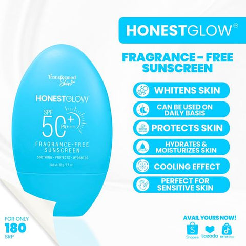 Honest Glow Aqua Blue Sunscreen