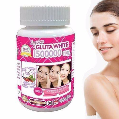 Supreme Gluta White Glutathione Capsules 1500000 mg