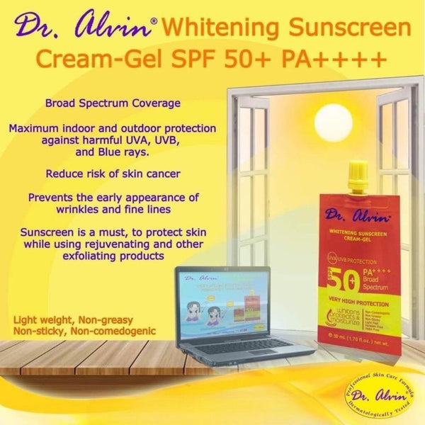 Dr Alvin Sunscreen Cream Gel Big Size