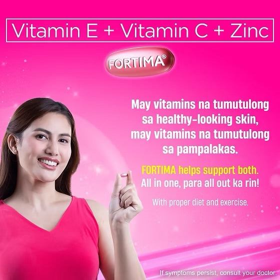 Fortima™ 22 I.U/500mg/10mg Film-Coated Vit E+ Vitamin C +Zinc 30 tablets