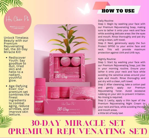 Her Choice Ph 30 Day Miracle Set Premium Rejuv Set