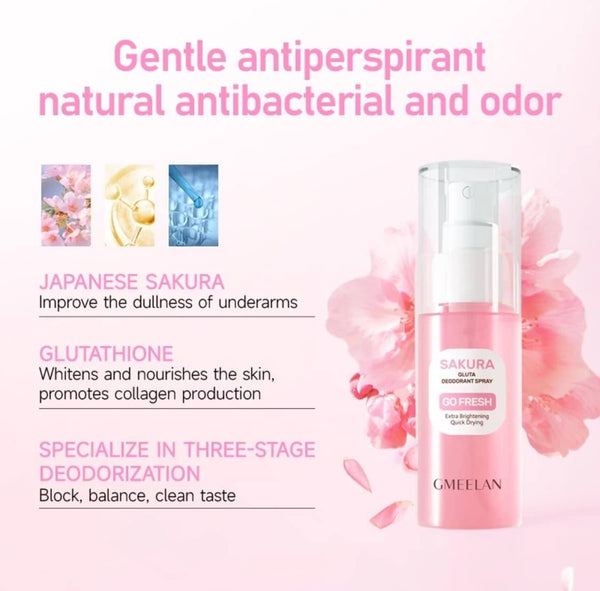 GMEELAN Sakura Gluta Deodorant Spray