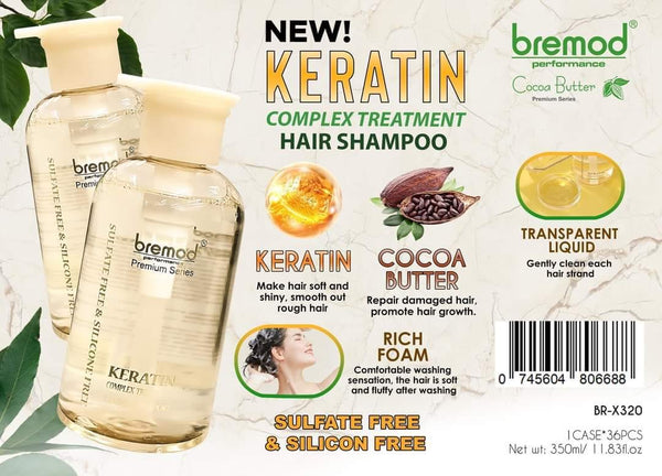 Bremod Keratin Complex Treatment Hair Shampoo 350ml