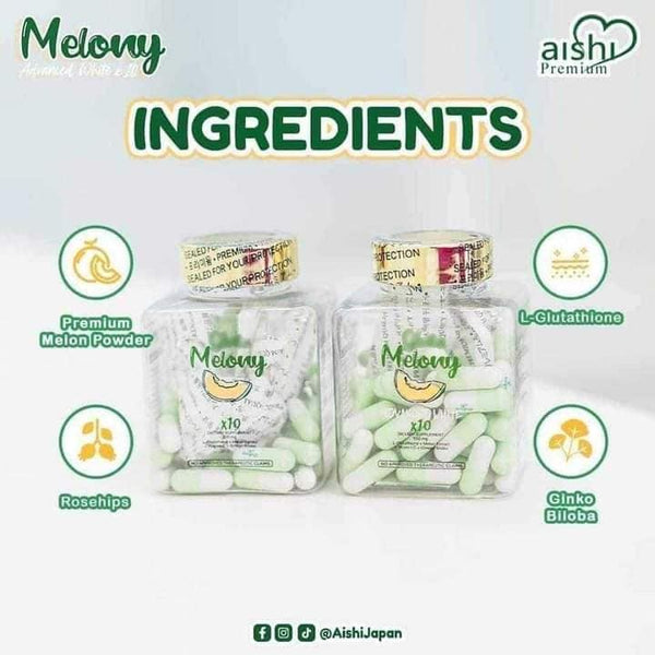 Aishi Premium Gluta Melony Advanced White Capsules