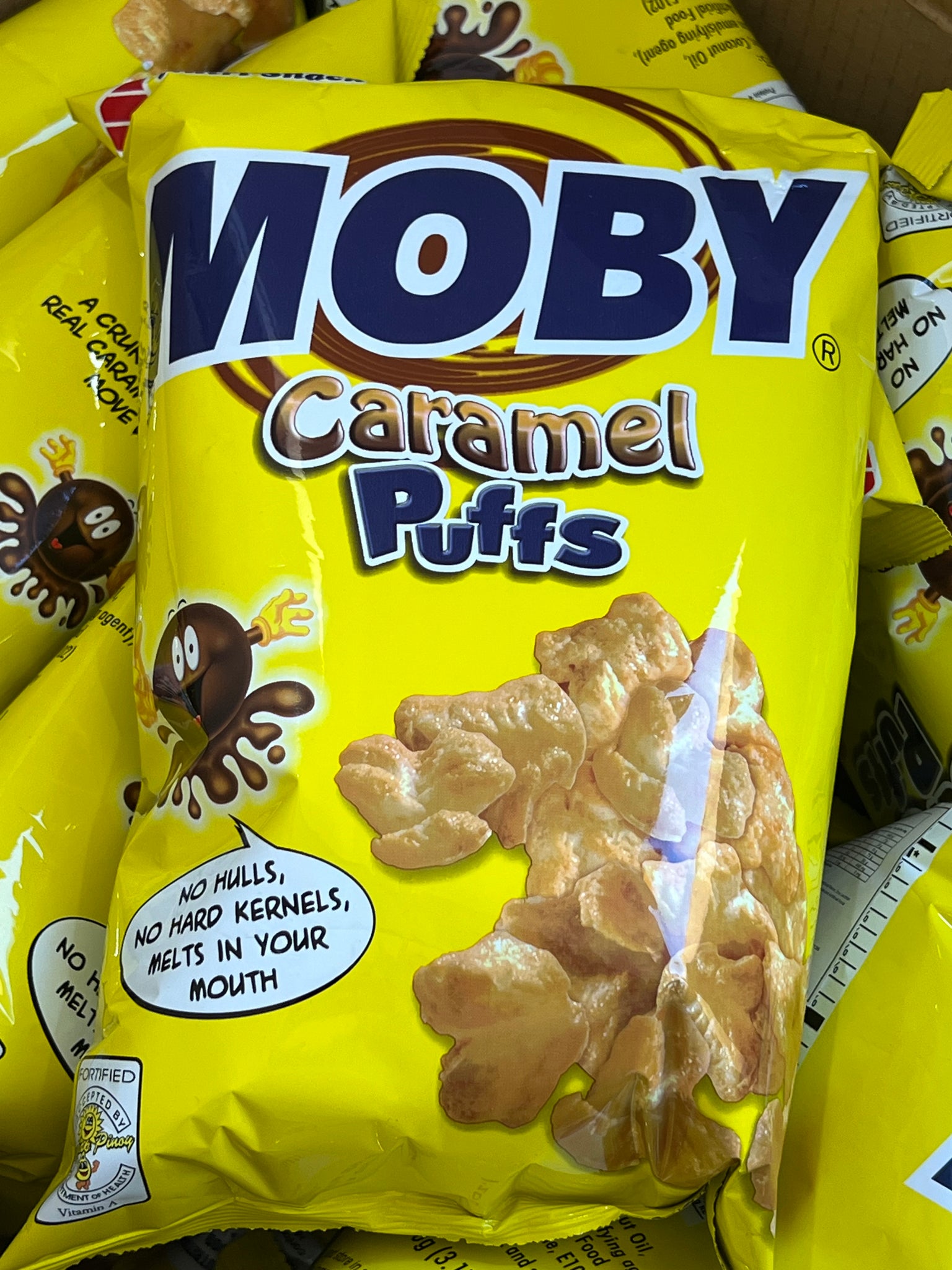 Moby Caramel Puffs Jumbo Party Pack