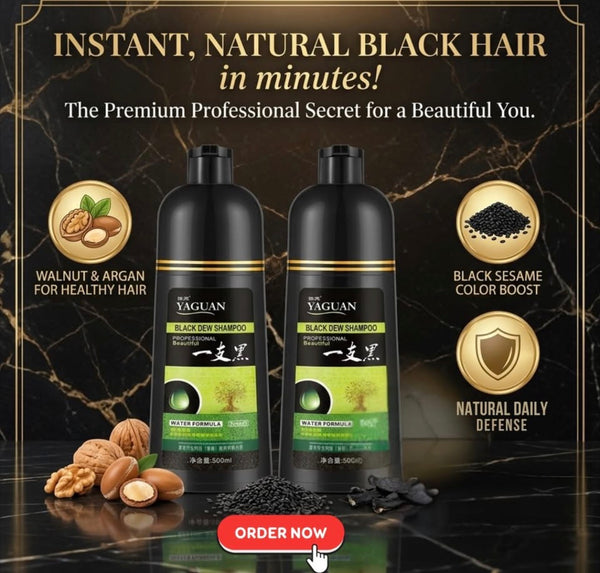 Yaguan Black Dew Shampoo Instant Black