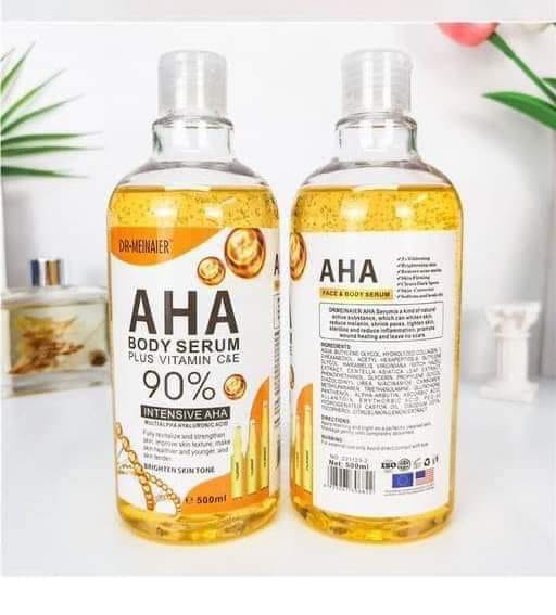 Dr Meinaier AHA Body Serum 90% Intensive Vitamin C & E 500ml